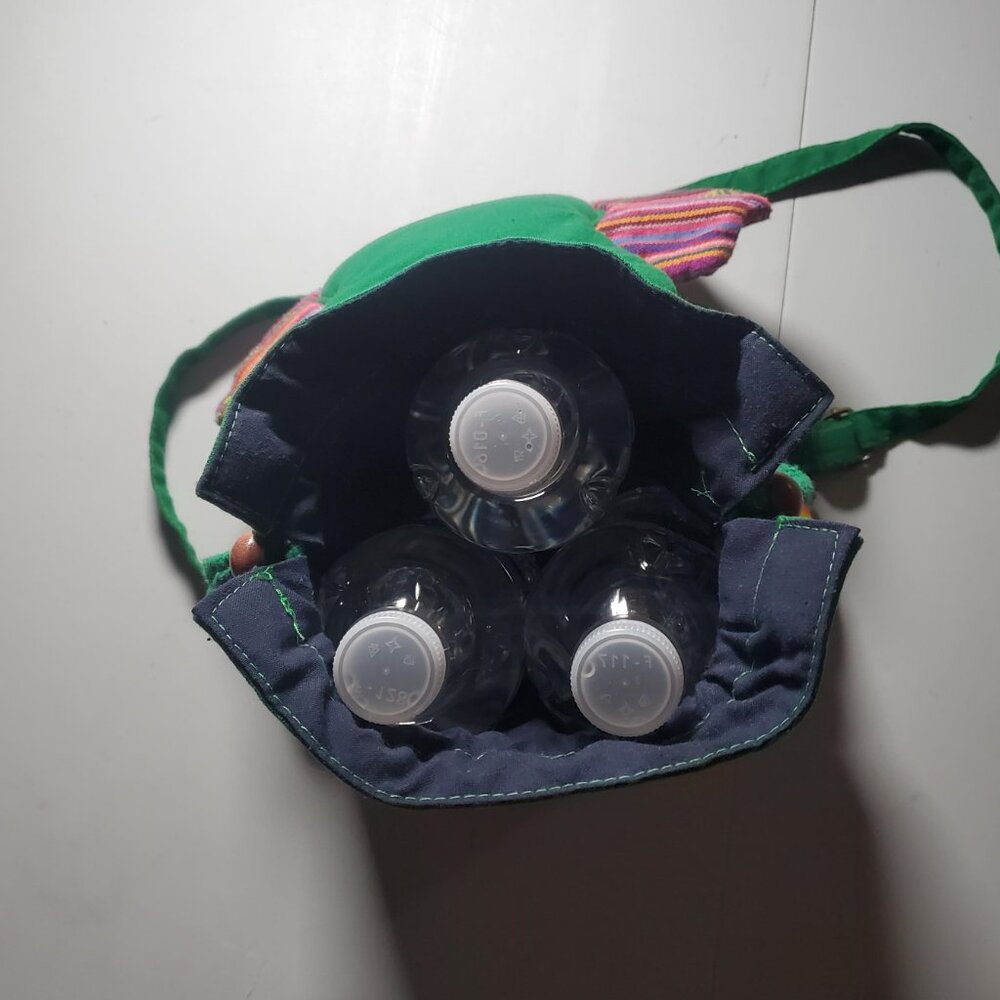 Elephant Patchwork/Quilted Small Backpack - No Ta… - image 6